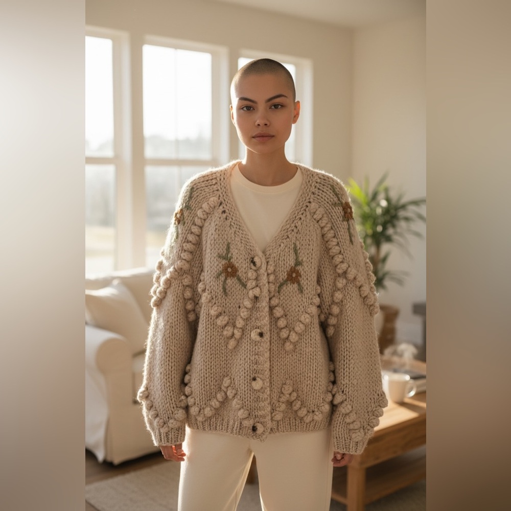 Cozy Cream Knit Cardigan